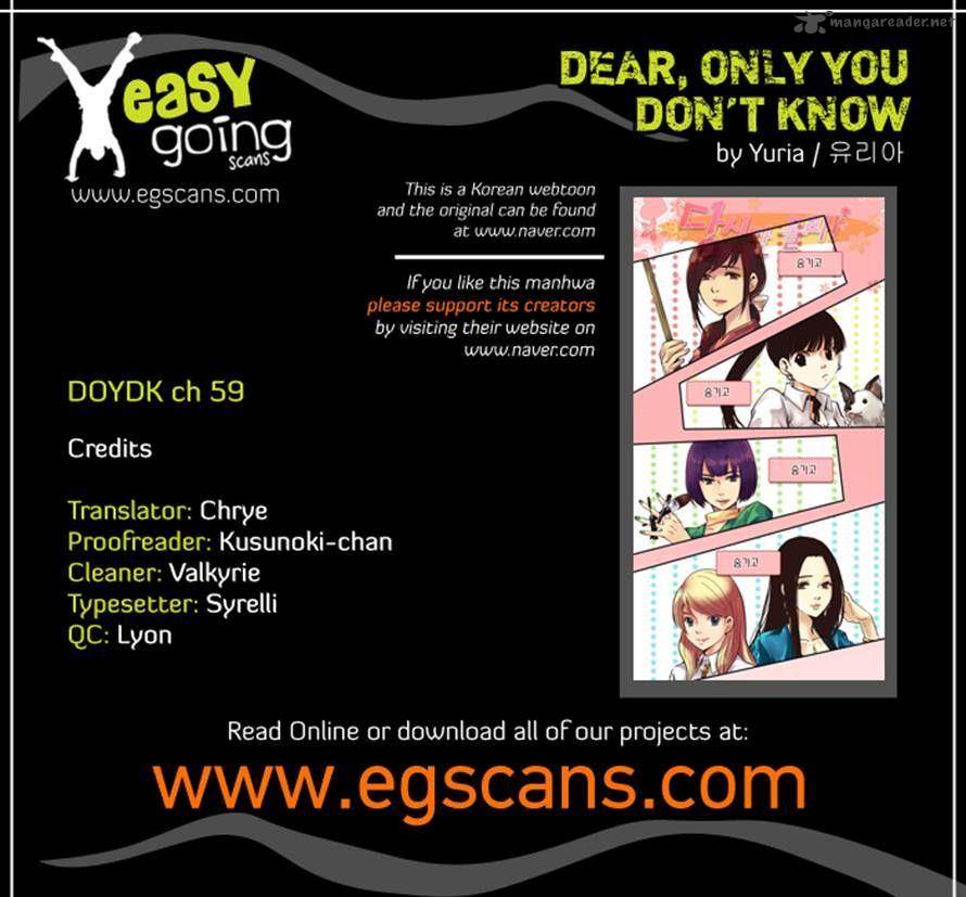 Dear Only You Dont Know 59 32