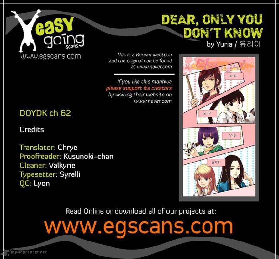 Dear Only You Dont Know 62 28