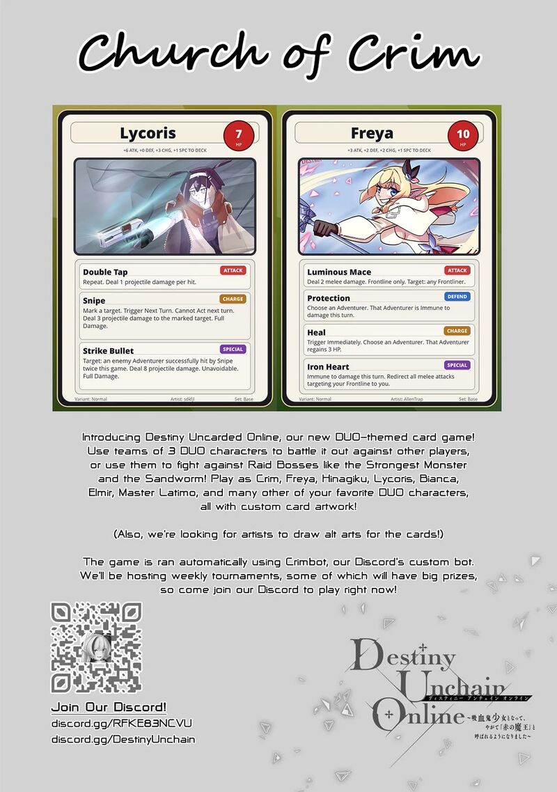 Destiny Unchain Online 100 20