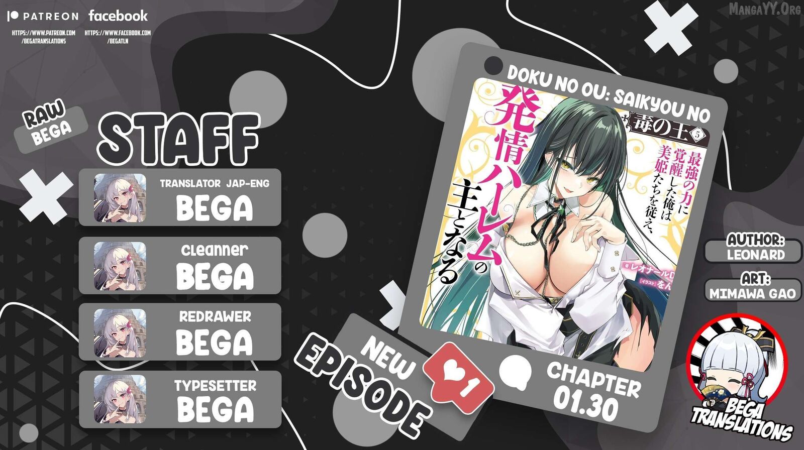 Doku No Ou Saikyou No Chikara Ni Kakusei Shita Ore Wa Bikitachi Wo Shitagae Hatsujou Haaremu No Aruji To Naru 1c 1