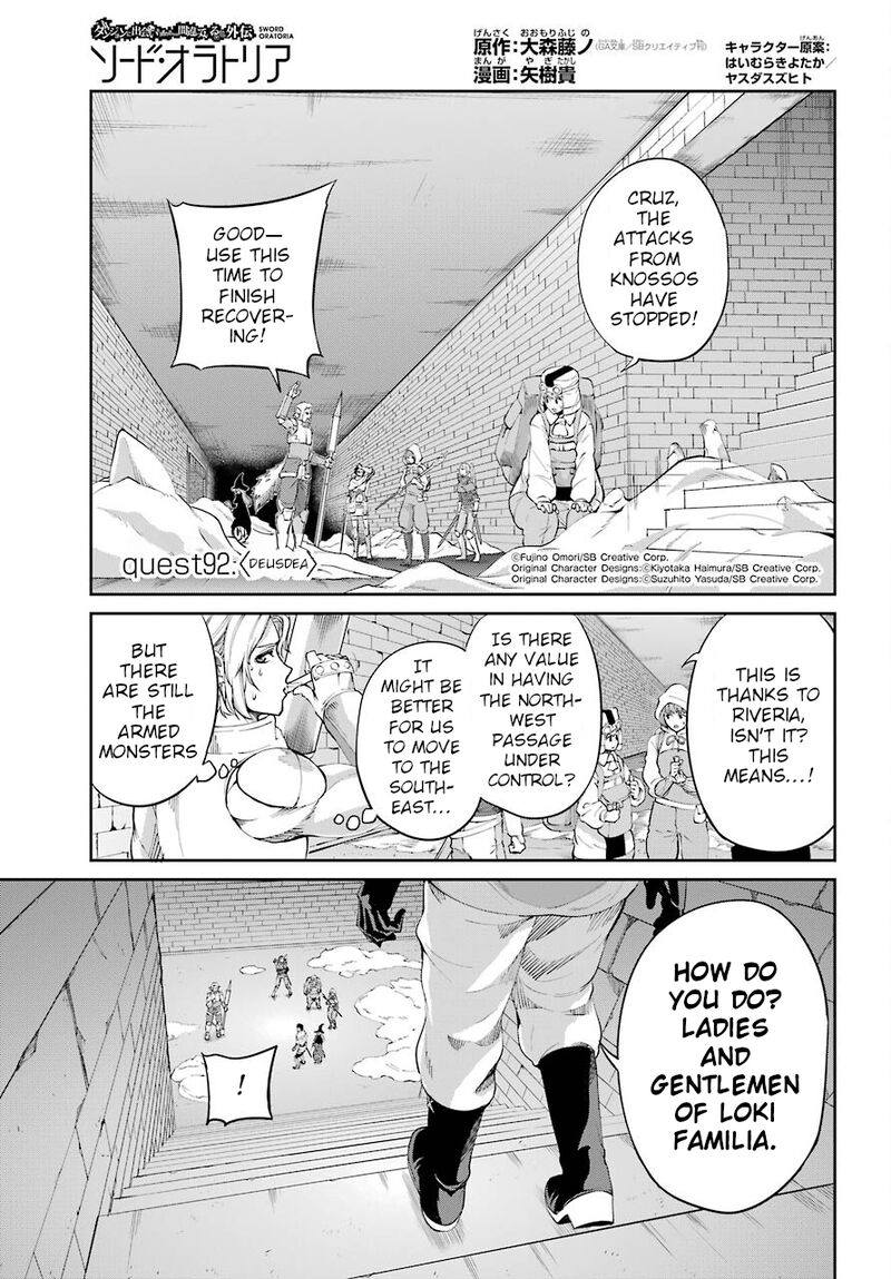 Dungeon Ni Deai Wo Motomeru No Wa Machigatte Iru Darou Ka Gaiden Sword Oratoria 92 1
