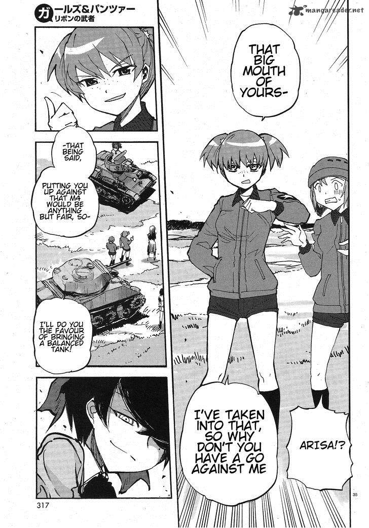 Girls Panzer Ribbon No Musha 2 35