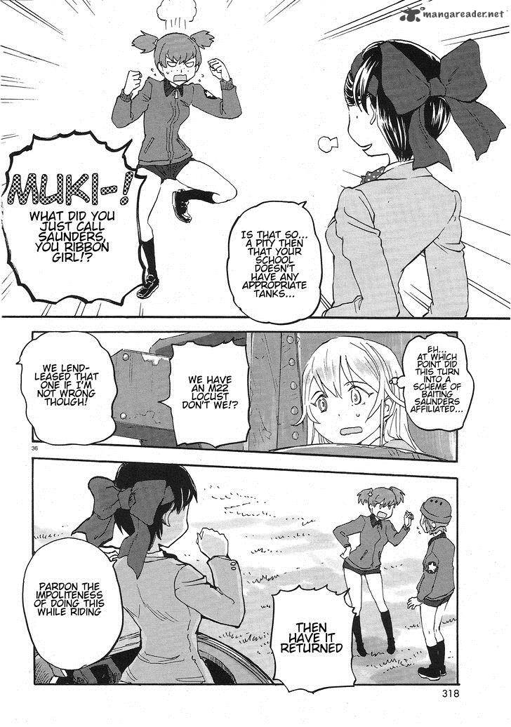 Girls Panzer Ribbon No Musha 2 36