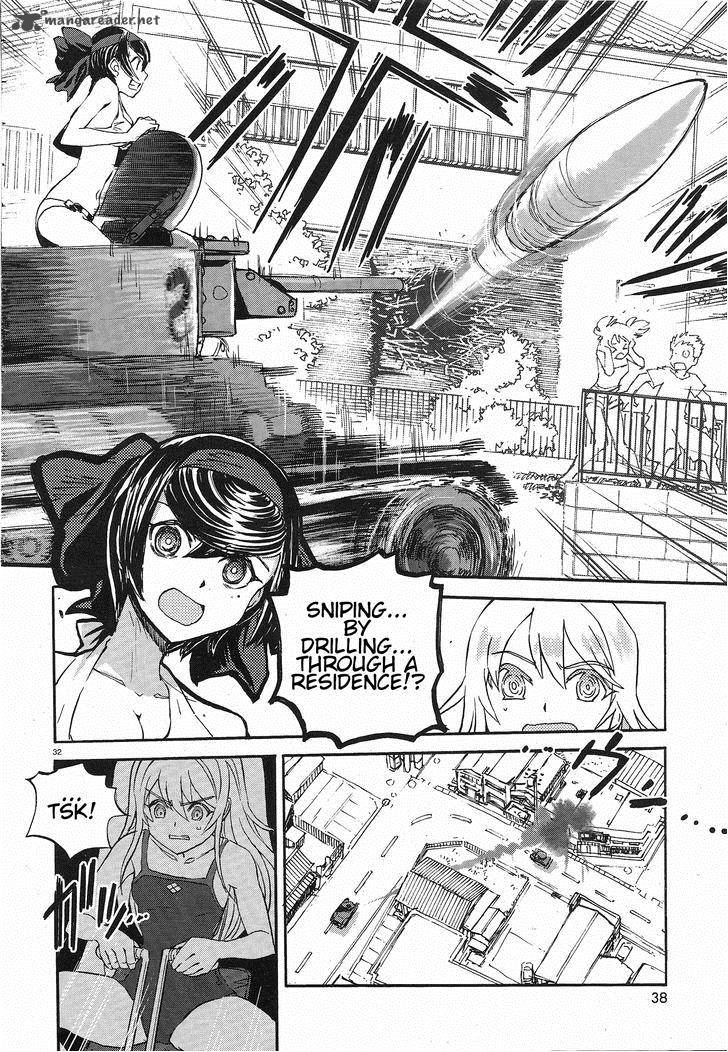 Girls Panzer Ribbon No Musha 9 36