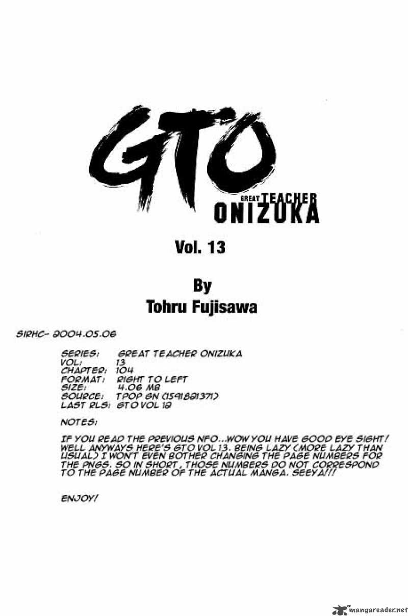 Great Teacher Onizuka 104 11