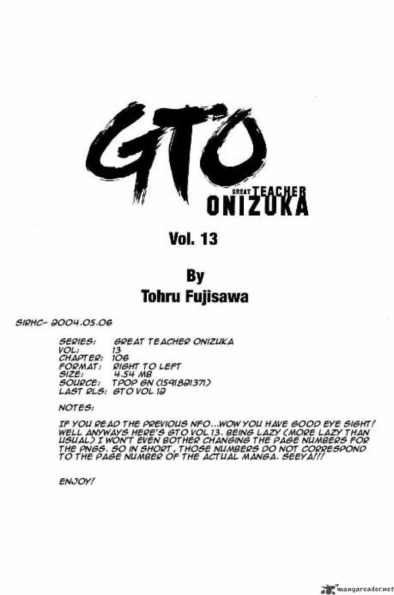 Great Teacher Onizuka 106 13