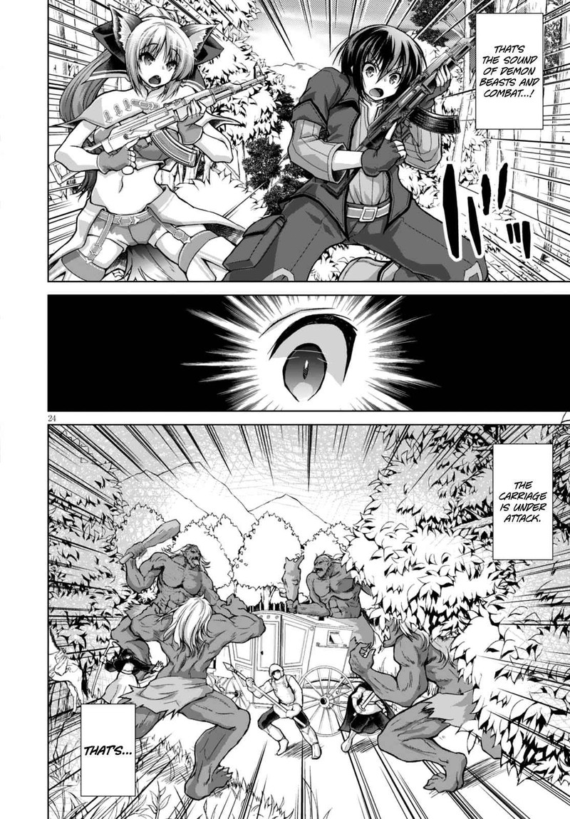 Gunota Ga Mahou Sekai Ni Tensei Shitara Gendai Heiki De Guntai Harem O Tsukucchaimashita 27 24