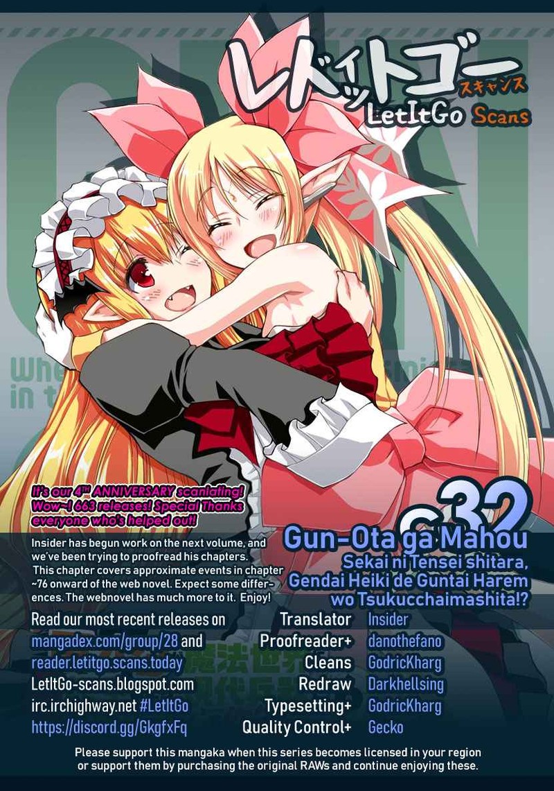Gunota Ga Mahou Sekai Ni Tensei Shitara Gendai Heiki De Guntai Harem O Tsukucchaimashita 32 1