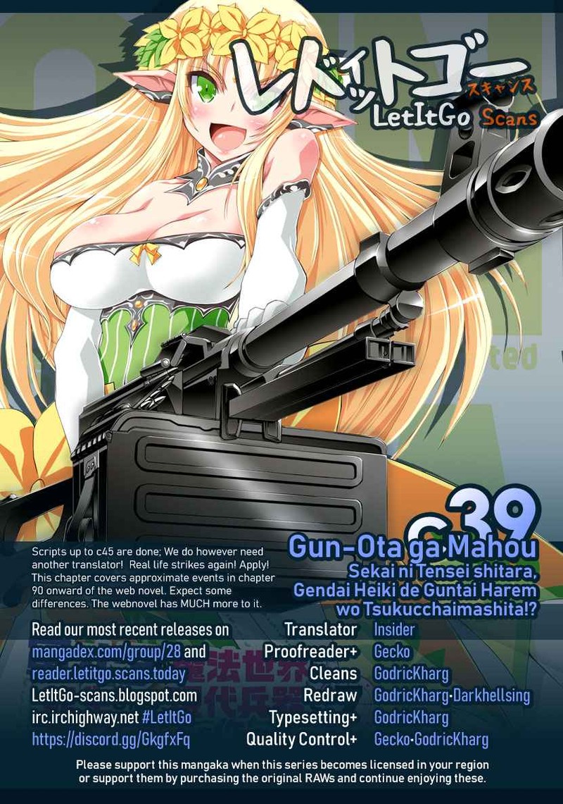 Gunota Ga Mahou Sekai Ni Tensei Shitara Gendai Heiki De Guntai Harem O Tsukucchaimashita 39 1