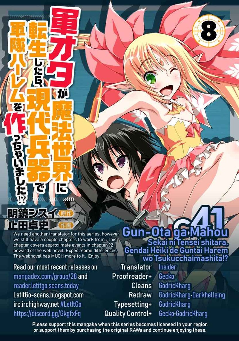 Gunota Ga Mahou Sekai Ni Tensei Shitara Gendai Heiki De Guntai Harem O Tsukucchaimashita 41 1