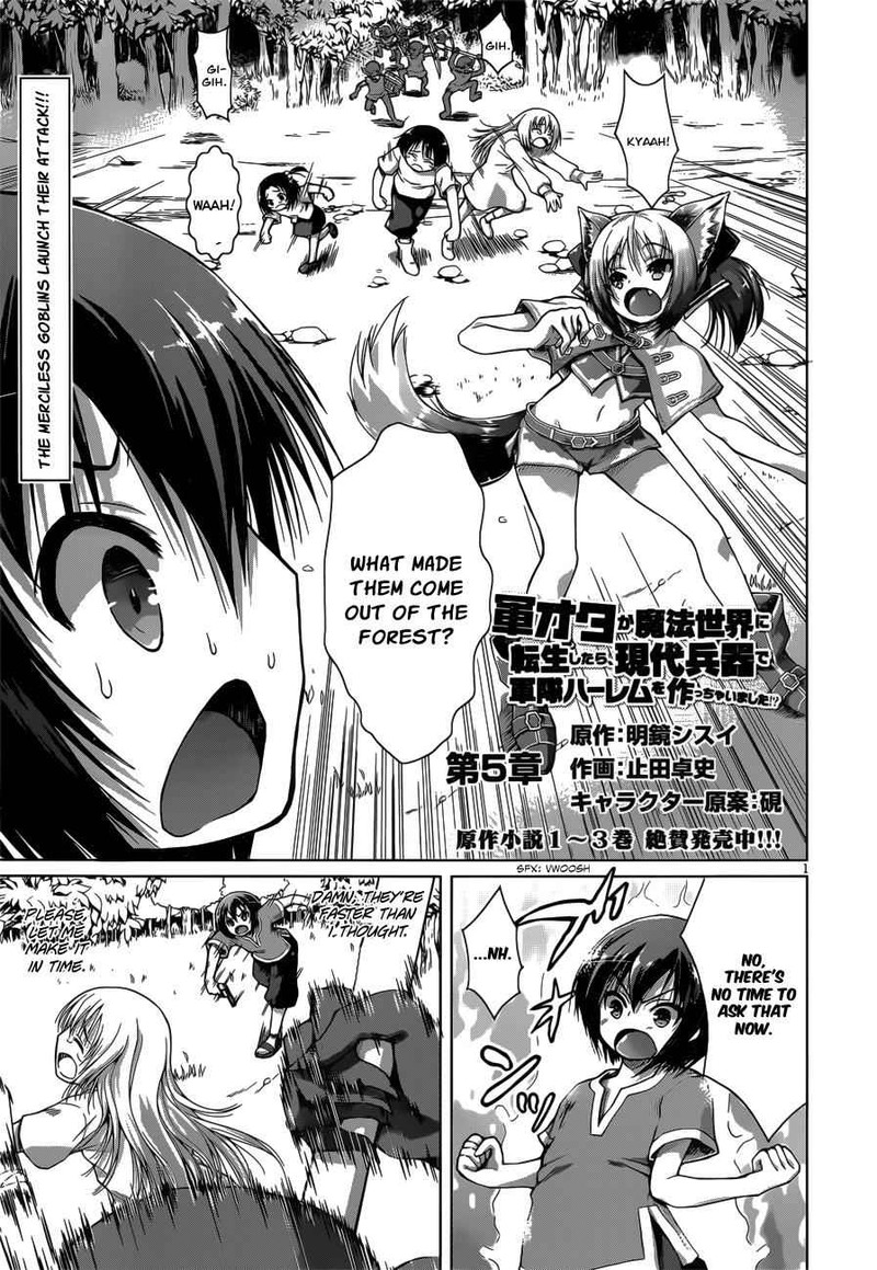 Gunota Ga Mahou Sekai Ni Tensei Shitara Gendai Heiki De Guntai Harem O Tsukucchaimashita 5 5