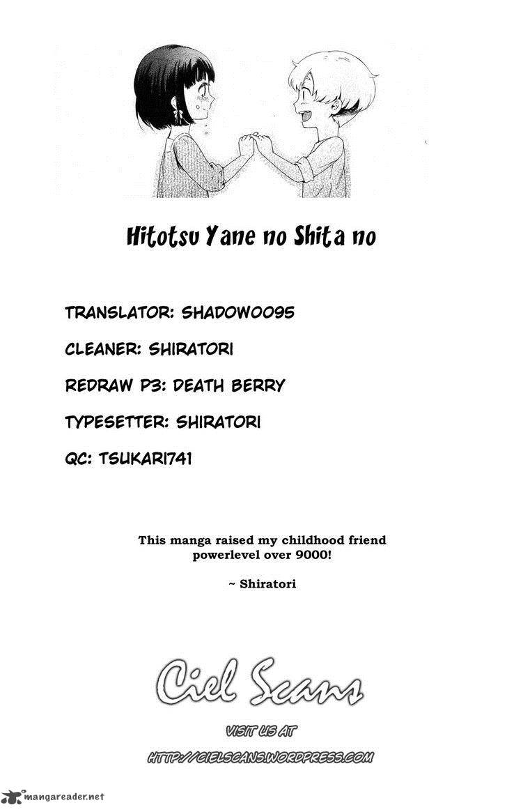 Hitotsu Yane No Shita No 1 1