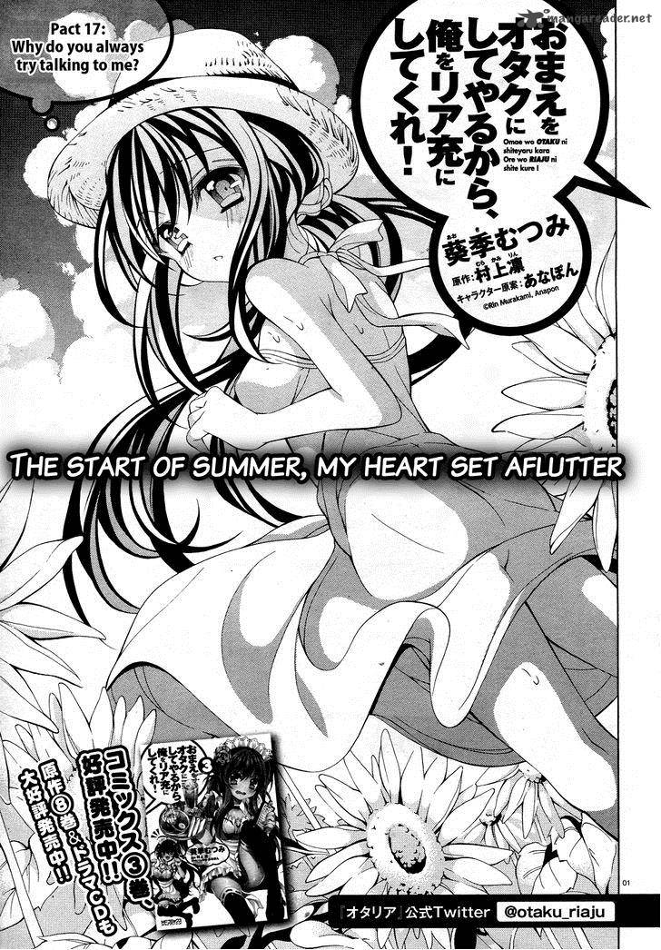 Ill Make You Into An Otaku So Make Me Into A Riajuu 17 1