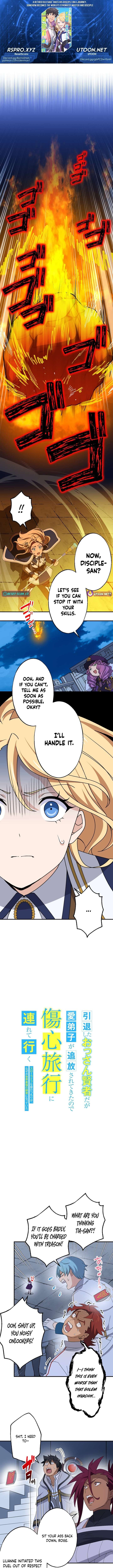 Intaishita Ossan Kenjada Ga Manadeshi Ga Tsuihou Sarete Kita No De Shoushin Ryokou Ni Tsureteiku Surouraifu Na Tabi No Tsumori Ga Nazeka Sekai Saikyou No Shitei Ni Natte Ita 37 1