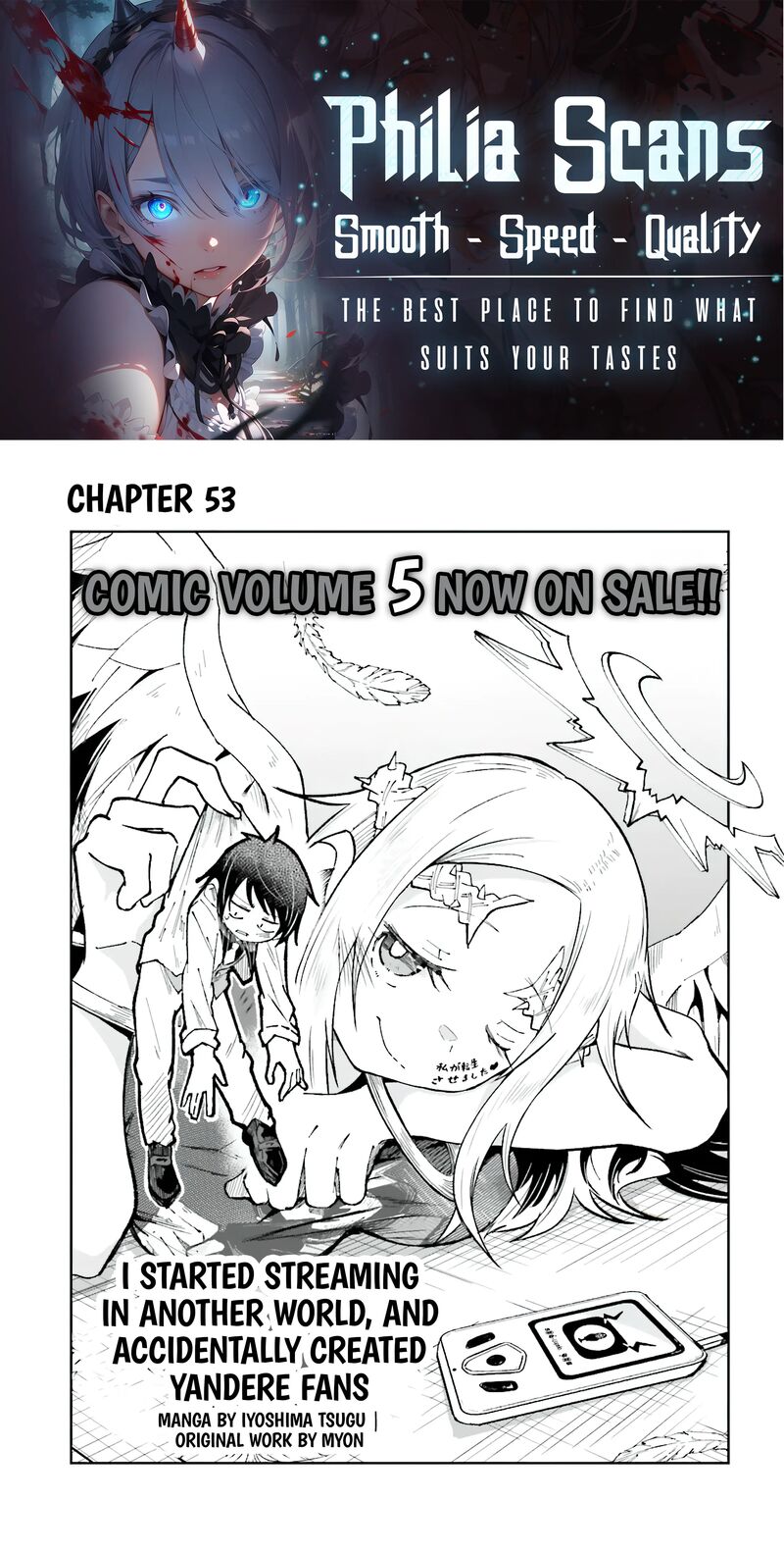Isekai De Haishin Katsudou Wo Shitara Tairyou No Yandere Shinja Wo Umidashite Shimatta Ken 53a 1