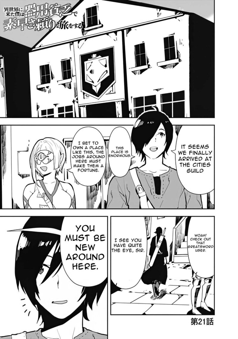 Isekai Ni Kita Boku Wa Kiyoubinbou De Subayasa Tayori Na Tabi O Suru 21 2
