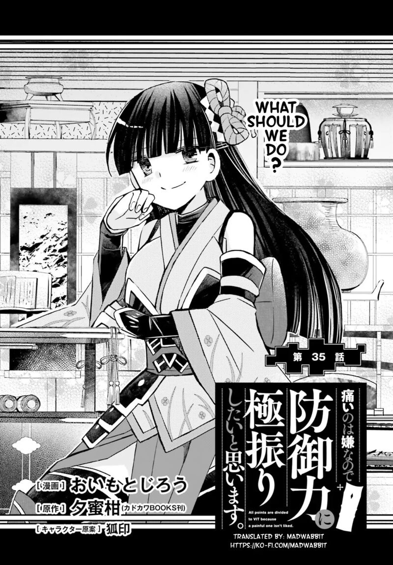 Itai No Wa Iya Na No De Bougyoryoku Ni Kyokufuri Shitai To Omoimasu 35 1