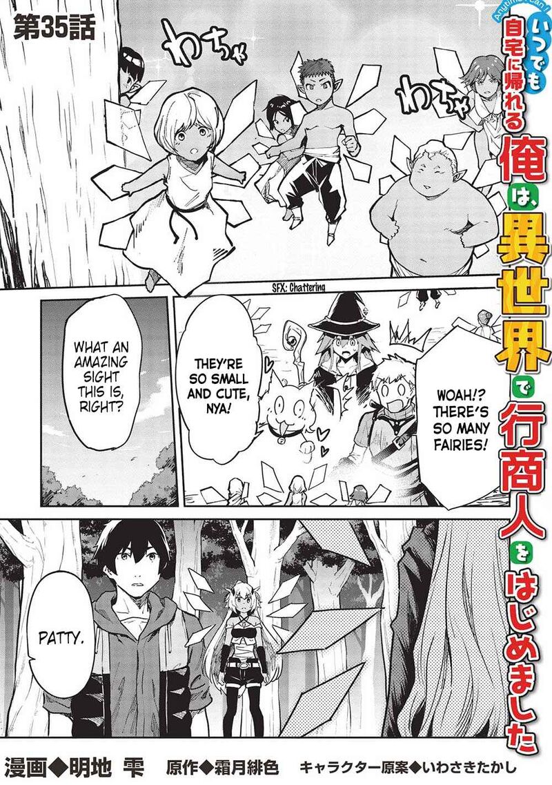 Itsudemo Jitaku Ni Kaerareru Ore Wa Isekai De Gyoushounin O Hajimemashita 35 1