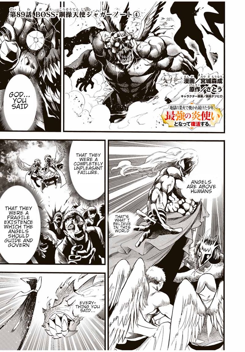 Jigoku No Gouka De Yaka Re Tsuzuketa Shounen Saikyou No Honou Tsukai To Natte Fukkatsu Suru 89 1