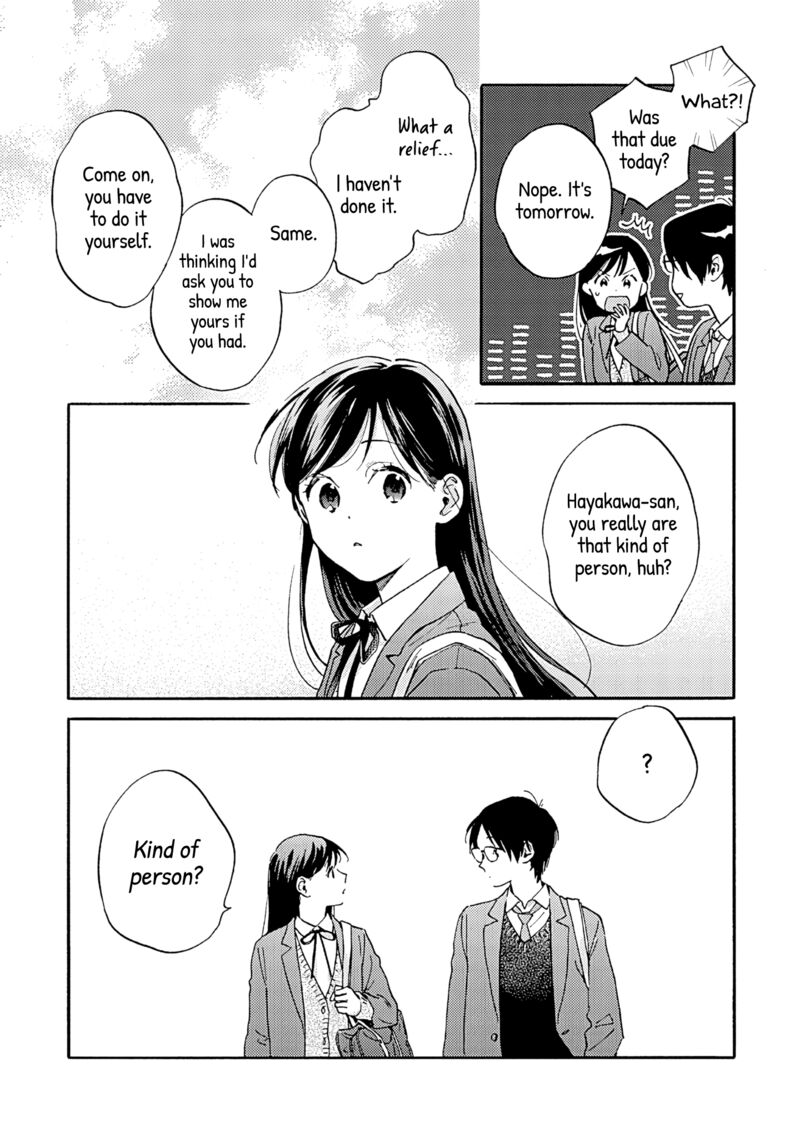 Kanojo To Kare No Kankei Heibon Na Hayakawa San To Heibon Na Miura Kun No Hibon Na Kankei 13 14