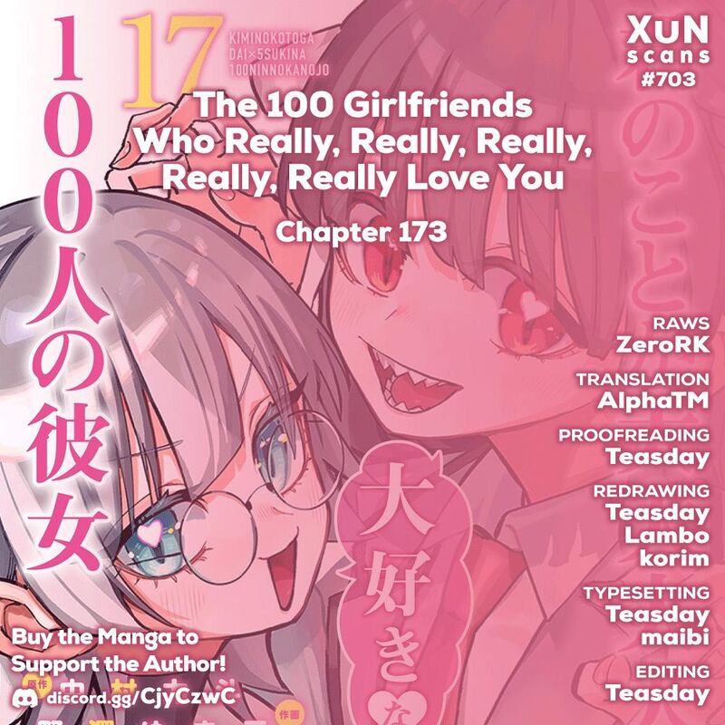 Kimi No Koto Ga Daidaidaidaidai Suki Na 100 Nin No Kanojo 173 1