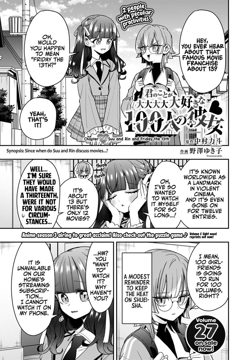 Kimi No Koto Ga Daidaidaidaidai Suki Na 100 Nin No Kanojo 256 2