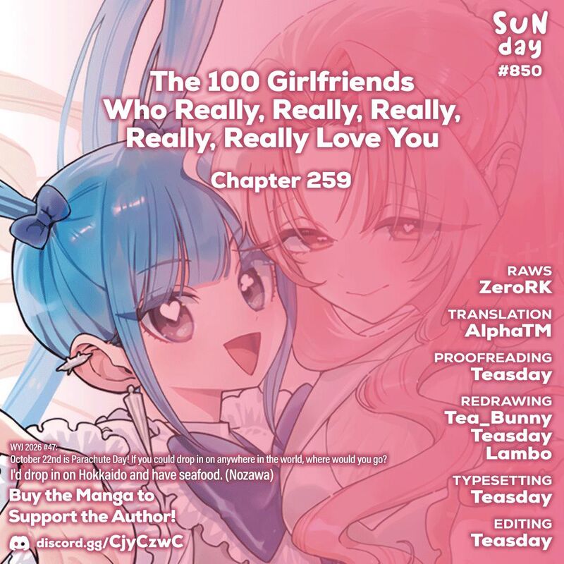 Kimi No Koto Ga Daidaidaidaidai Suki Na 100 Nin No Kanojo 259 1