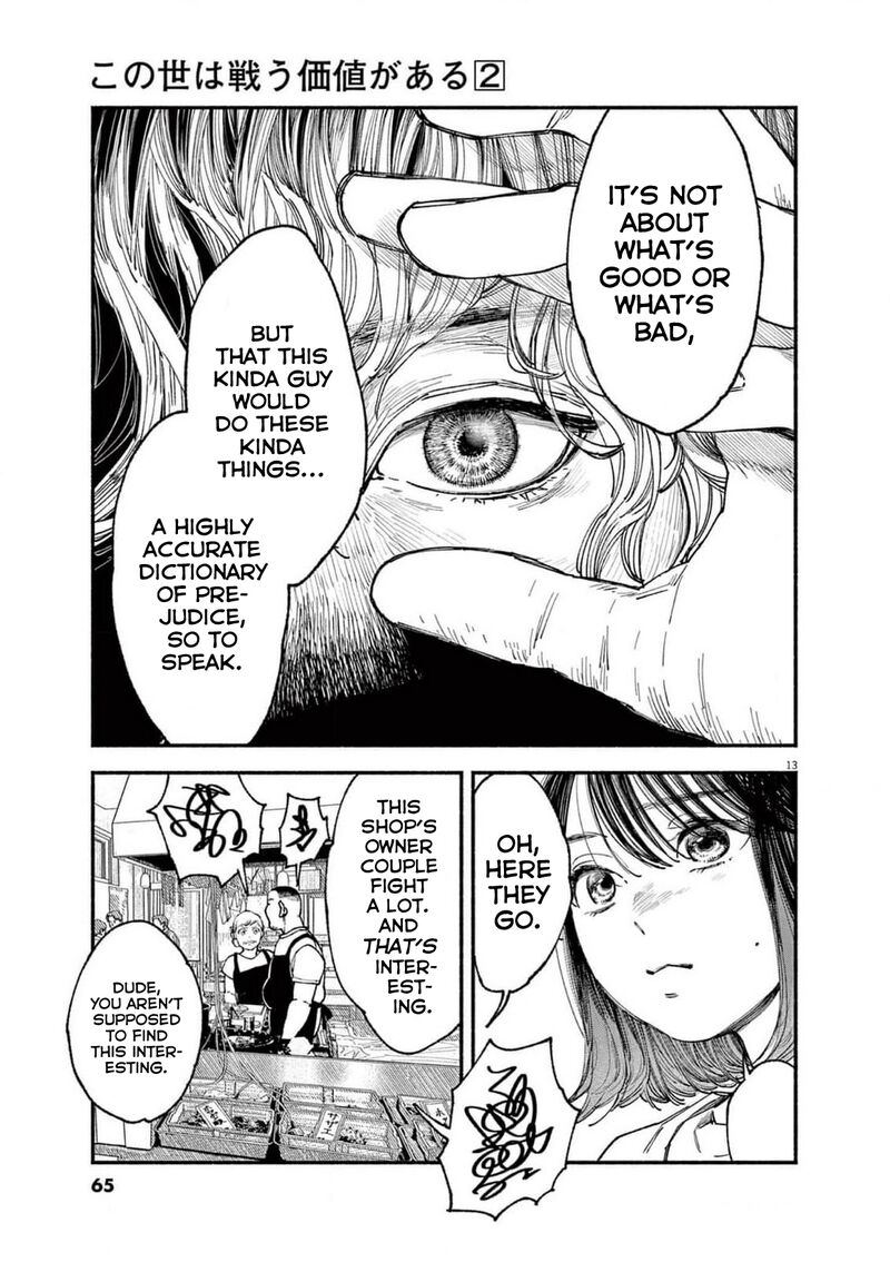 Konoyo Wa Tatakau Kachi Ga Aru 11 13