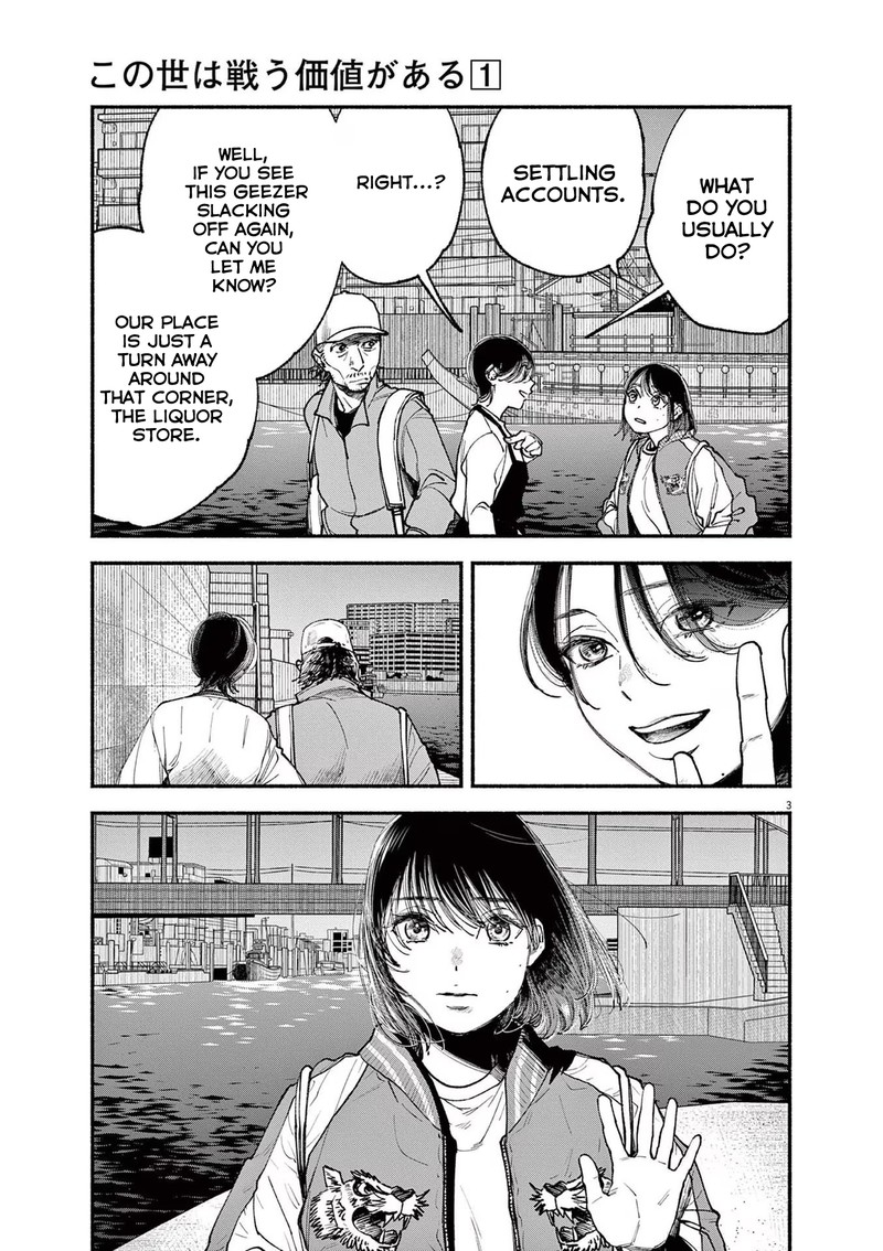 Konoyo Wa Tatakau Kachi Ga Aru 3 3