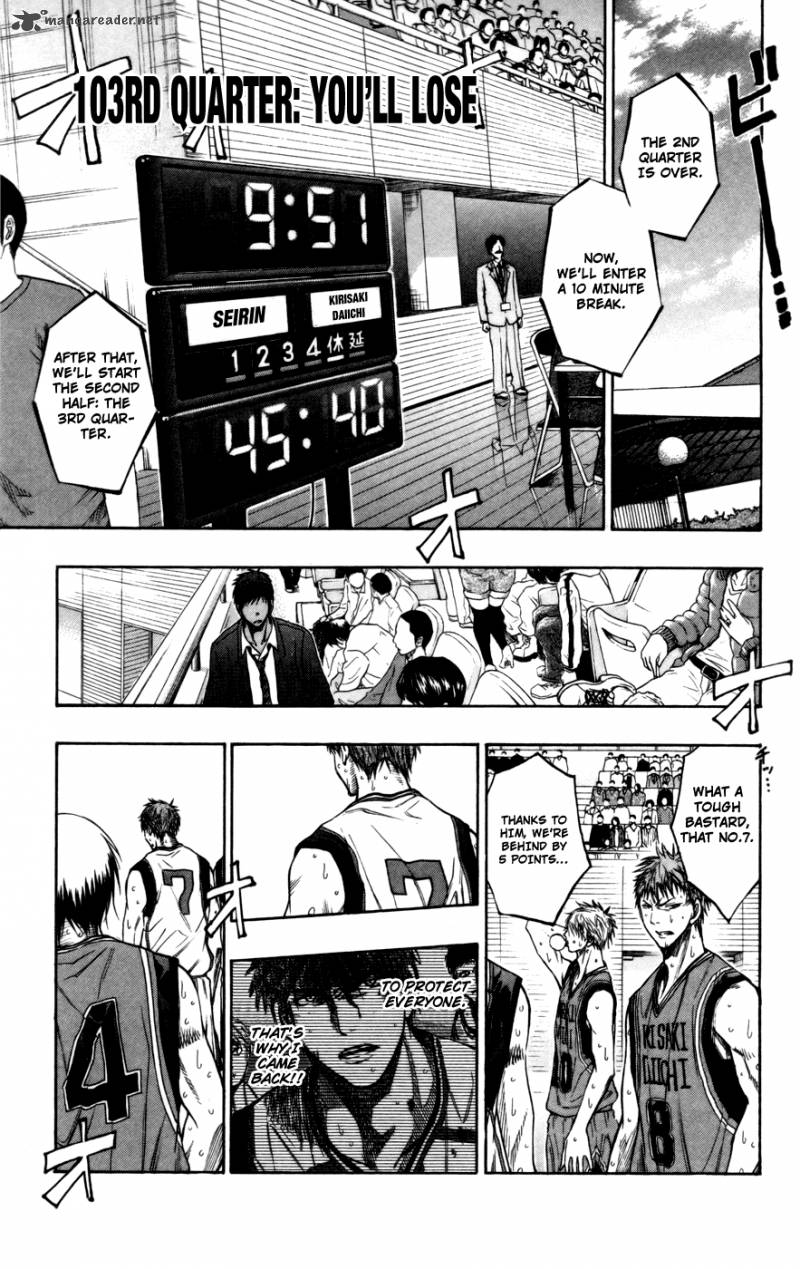 Kuroko No Basket 103 1