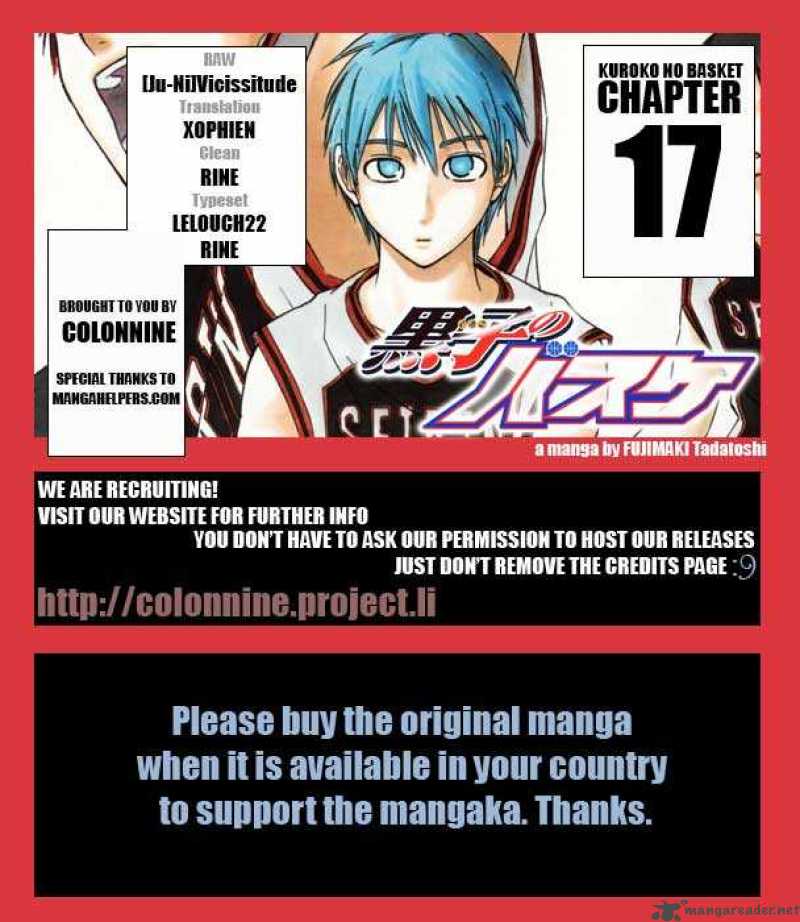 Kuroko No Basket 17 20