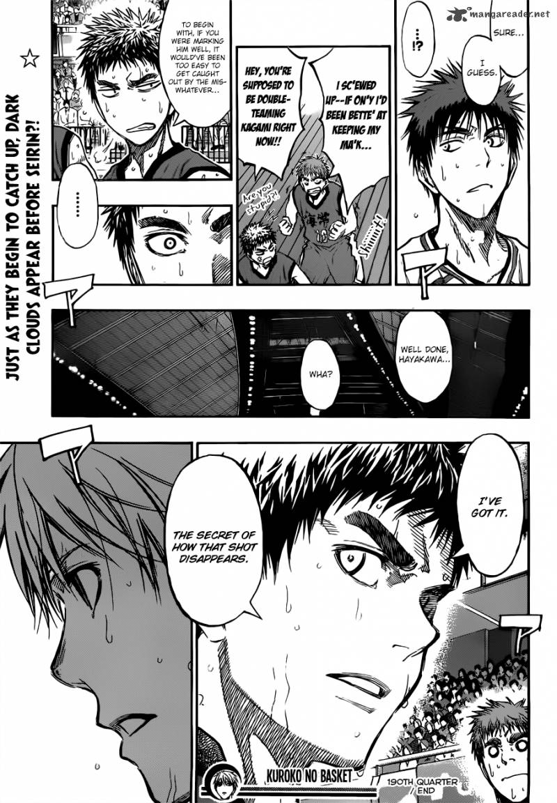 Kuroko No Basket 190 21