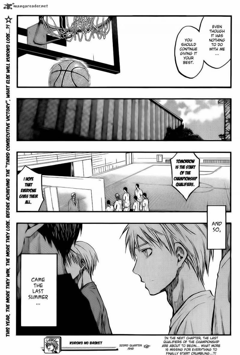 Kuroko No Basket 223 20