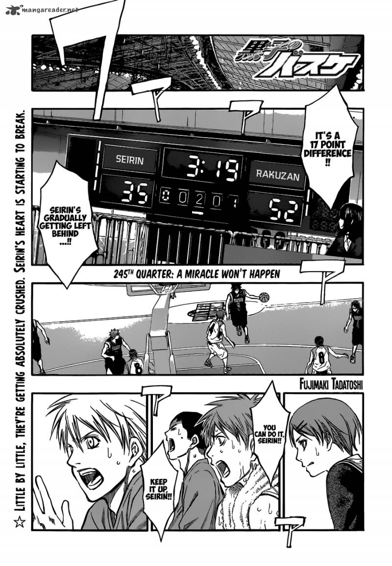 Kuroko No Basket 245 1