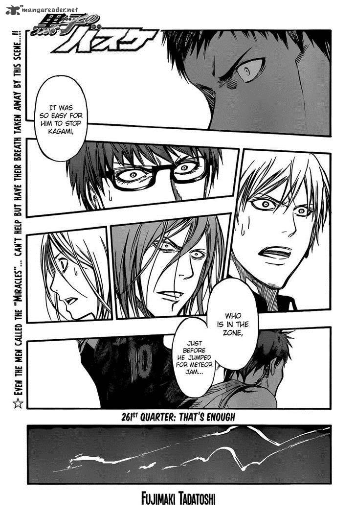 Kuroko No Basket 261 1