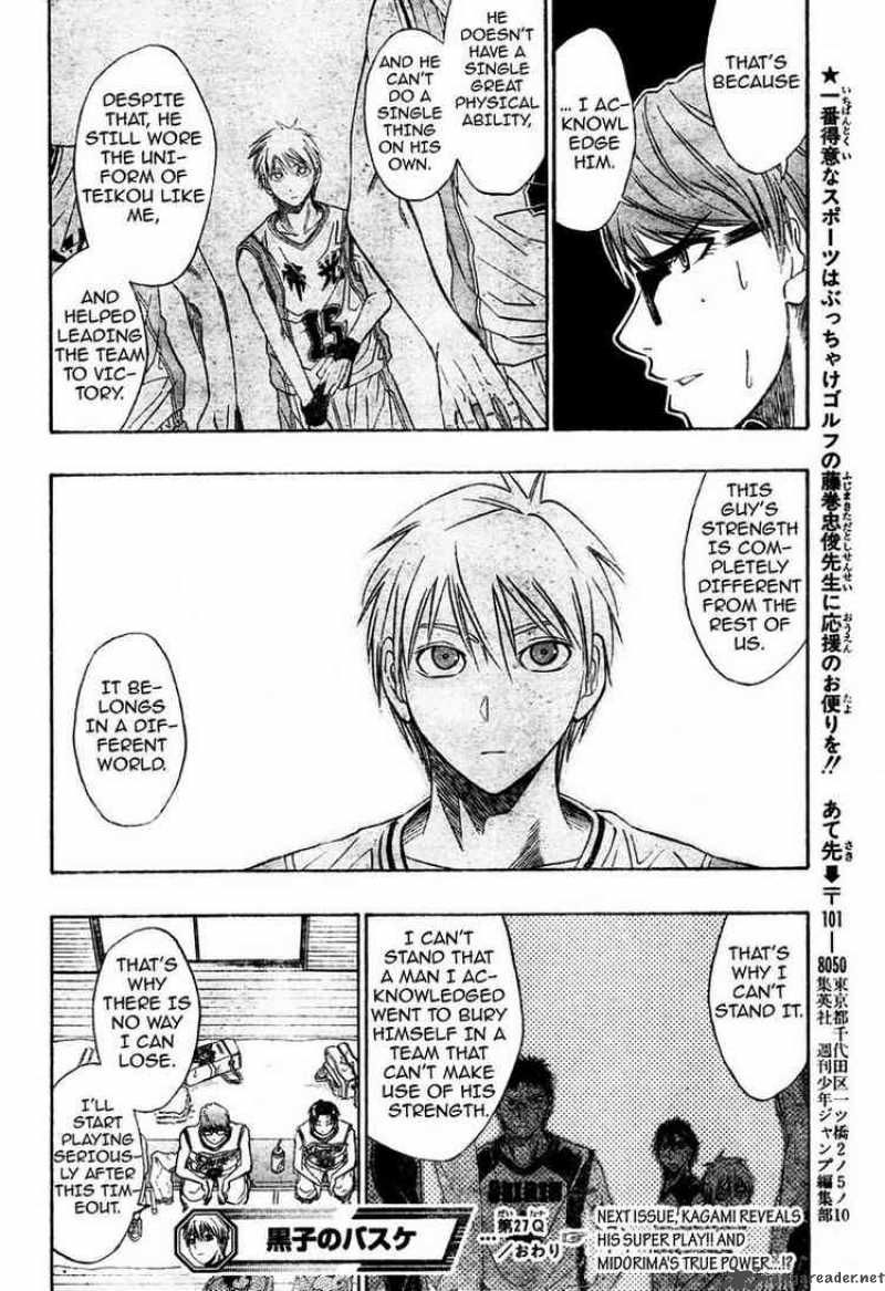 Kuroko No Basket 27 17