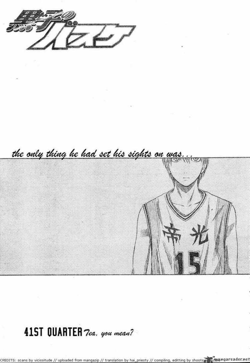 Kuroko No Basket 41 1