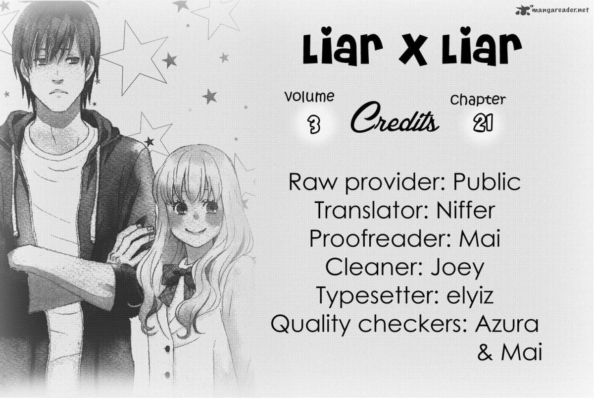 Liar X Liar 21 25