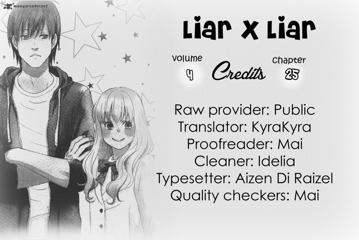 Liar X Liar 25 25