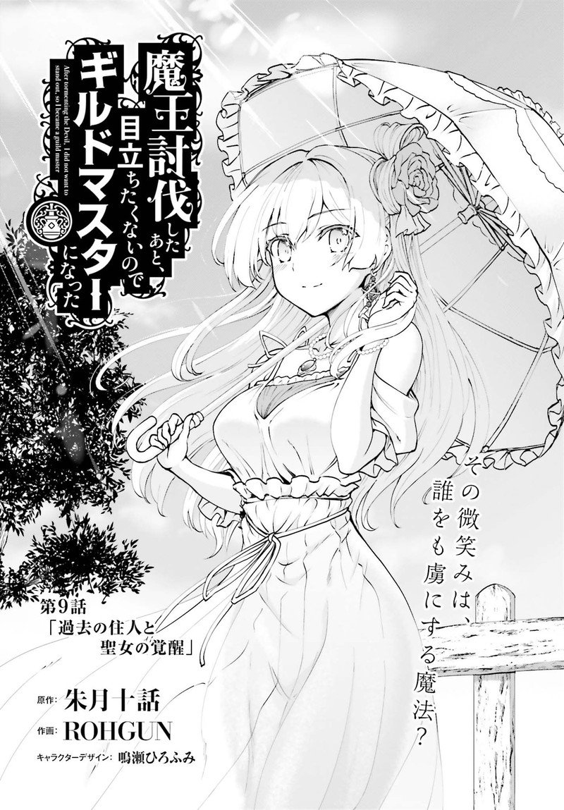 Maou Toubatsu Shita Ato Medachitakunai Node Guild Master Ni Natta 9 1