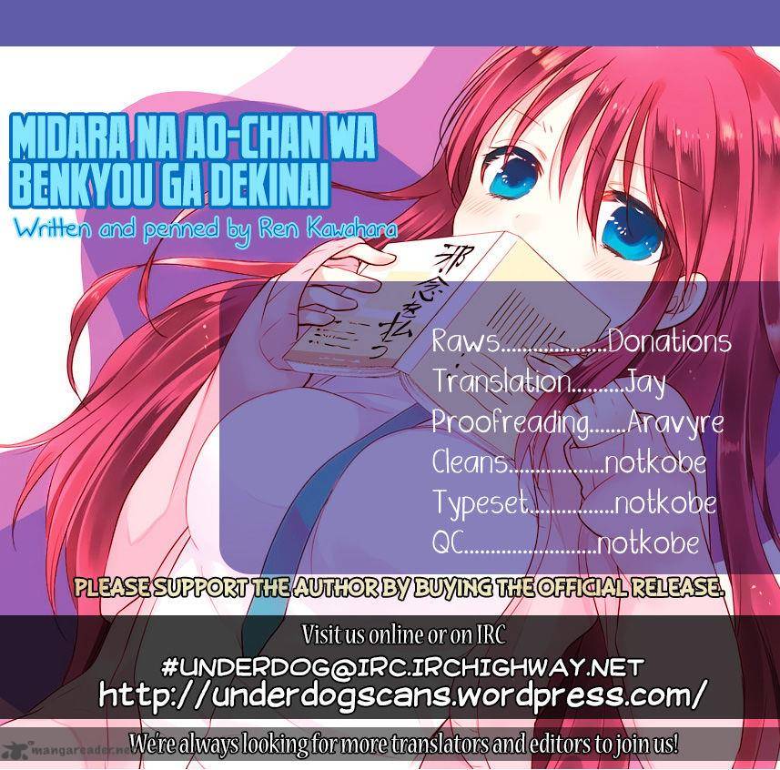 Midara Na Ao Chan Wa Benkyou Ga Dekinai 1 36