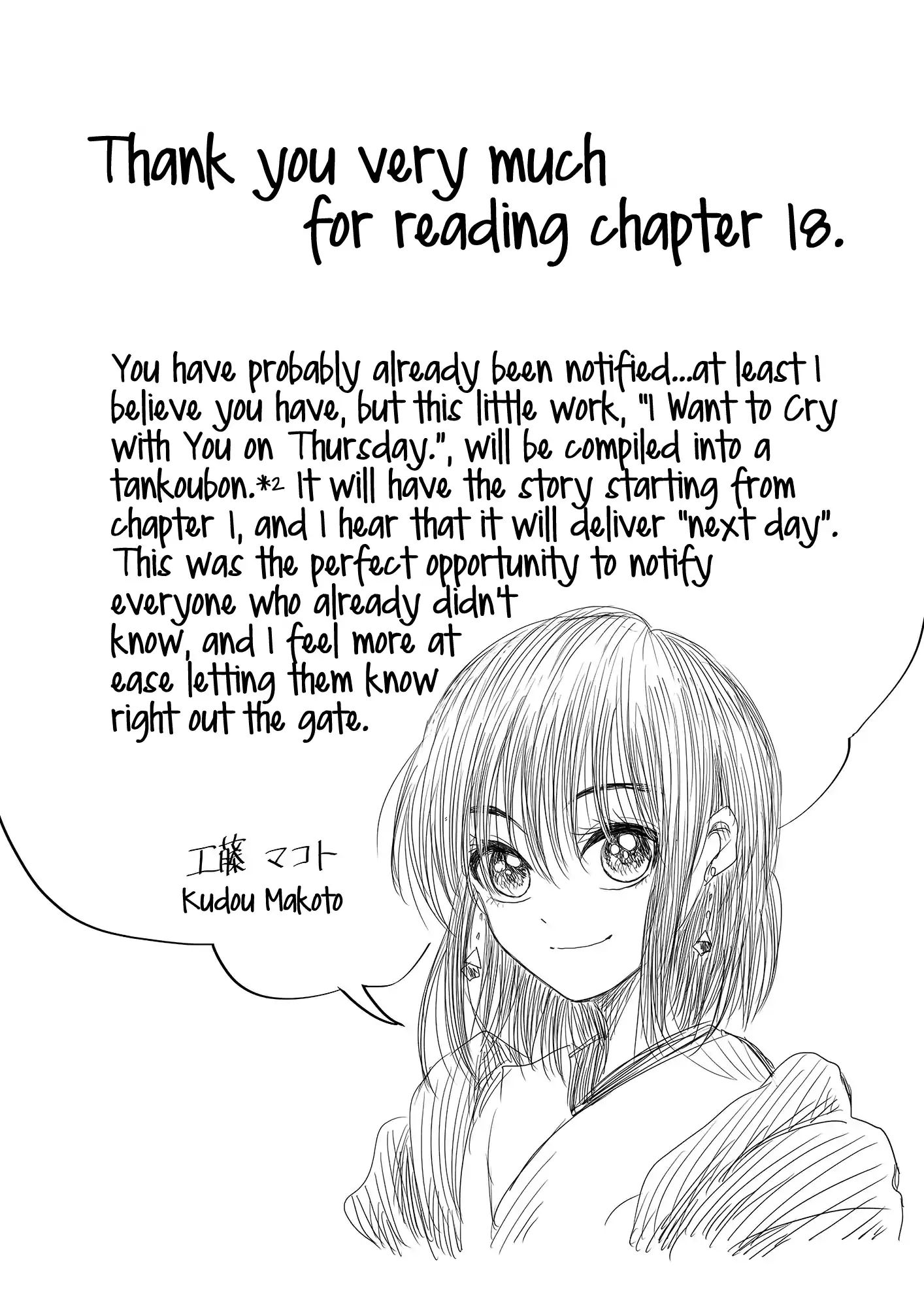 Mokuyoubi Wa Kimi To Nakitai 18 15