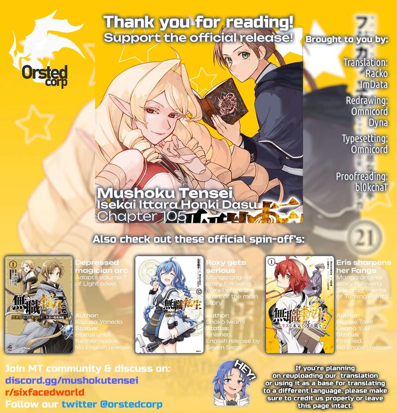 Mushoku Tensei Isekai Ittara Honki Dasu 105 23