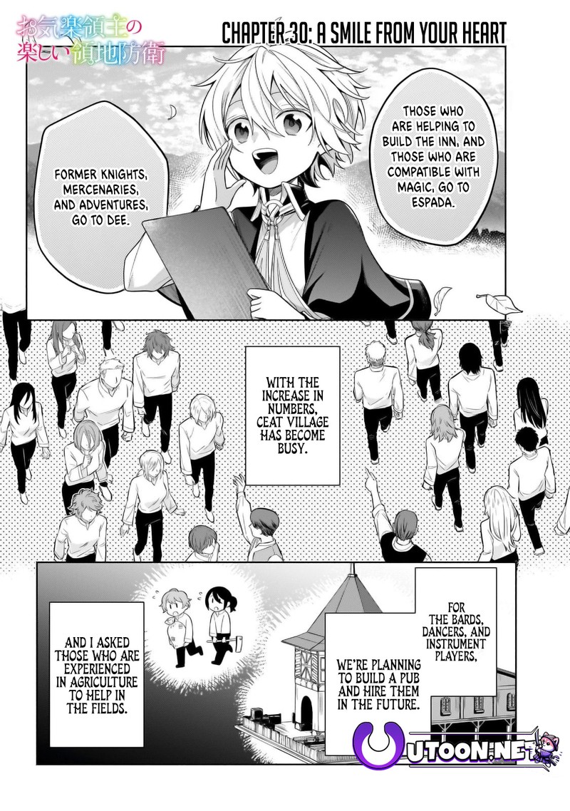 Okiraku Ryoushu No TanoshII Ryouchi Bouei Seisan Kei Majutsu De Na Mo Na Kimura Wo Saikyou No Jousai Toshi Ni 30a 1
