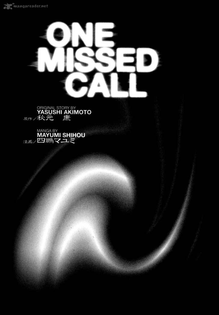 One Missed Call 1 4