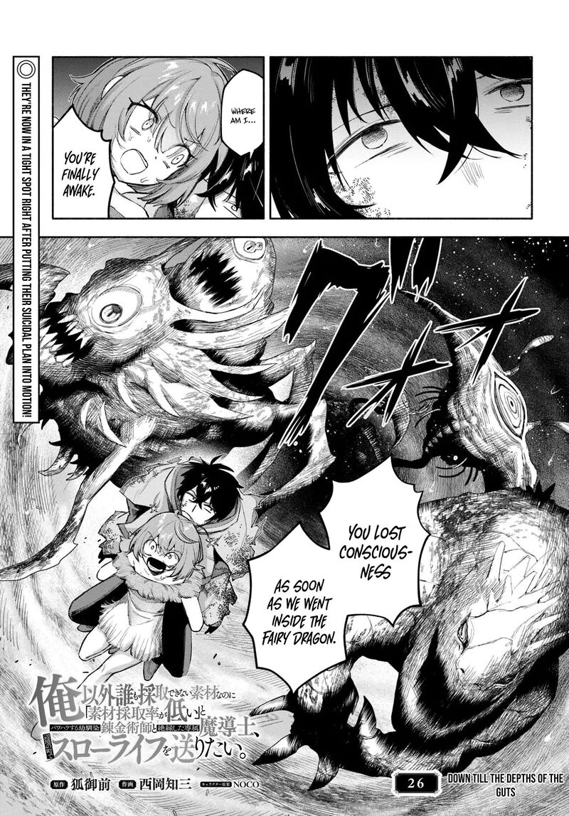 Ore Igai Dare Mo Saishu Dekinai Sozai Na No Ni Sozai Saishuritsu Ga Hikui To Pawahara Suru Osananajimi Renkinjutsushi To Zetsuen Shita Senzoku Madoushi Henkyou No Machi De Slow Life Wo Okuritai 26 1