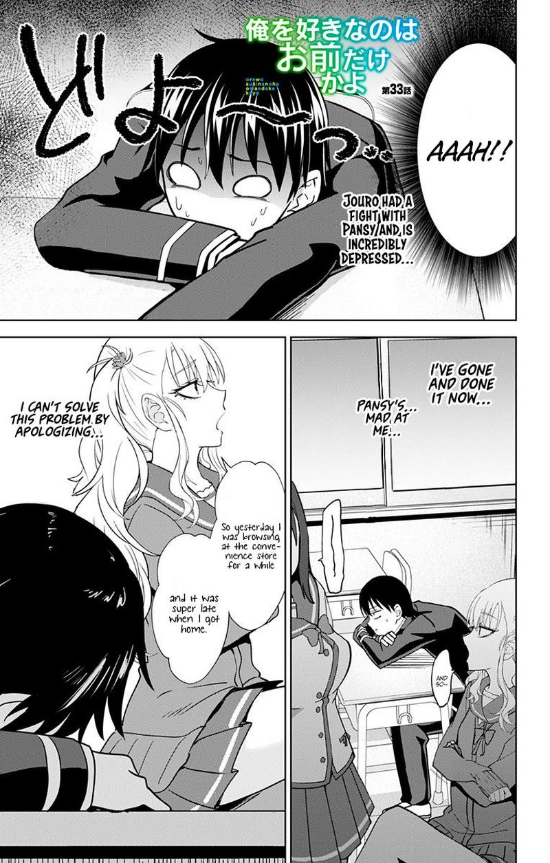 Ore Wo Suki Nano Wa Omae Dake Ka Yo 33 1