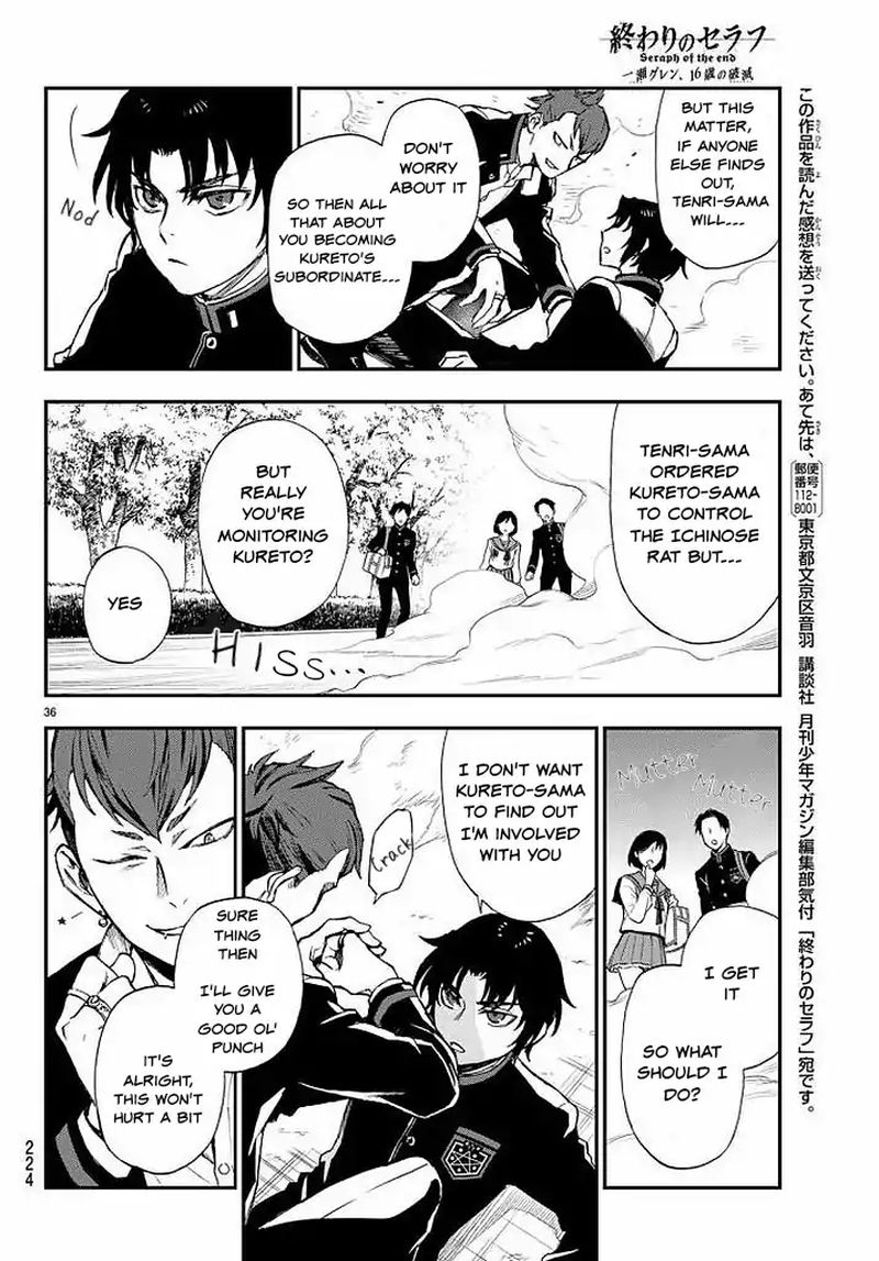 Owari No Seraph Ichinose Guren 16 Sai No Catastrophe 9 36