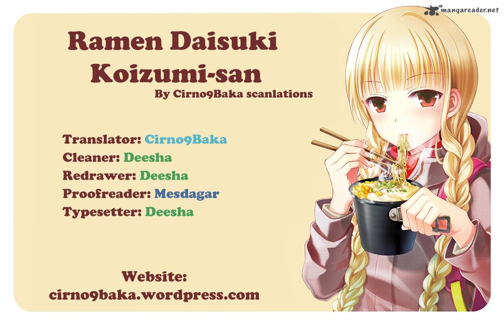 Ramen Daisuki Koizumi San 6 13