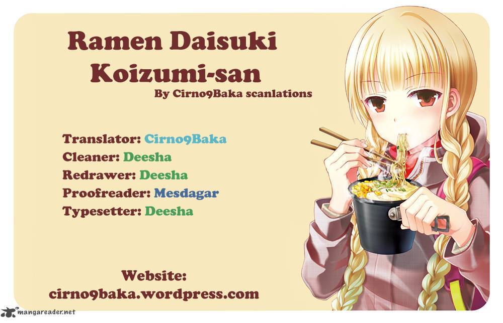 Ramen Daisuki Koizumi San 7 13